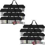 Evelots CD Storage Bags (8 Pack) Cl