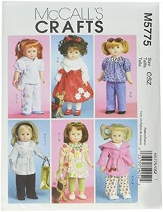 Vestiti per Bambole per 18 Bambola e Giocattolo Cane - Una Dimensione Unica Modello