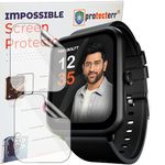 PROTECTERR® 2-Pack Screen Guard for Fire-Boltt Ninja Call Pro Plus (1.83" inch) Smartwatch Protector | Flexible, Unbreakable, Bubble-Free Installation | Not Tempered Glass | Edge-to-Edge Coverage