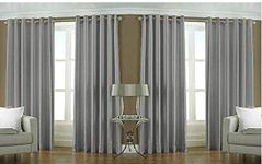 Mainstay Home Fashion Curtains Grays