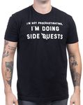 Ann Arbor T-shirt Co. mens Sidequests, Black, Medium