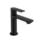 hansgrohe 72557671 Rebris E 110 with Pop-Up Drain, Matte Black 1.2 GPM Single Hole Bathroom Faucet