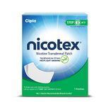 Cipla Nicotex Nicotine Transdermal Patch | Helps to Quit Smoking | WHO - Approved Therapy | 7 Patches (Step 3-7mg)