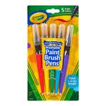 Crayola 5 Count Washable Paint Brush Pen