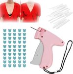 Quick Clothing Fixer, Mini Stitch Gun For Clothes, Clothing Stitch Tagging Gun, Comes with 100 Bear Buckles and 1100 Plastic Needles, Stitchy Quick Clothing Fixer