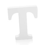 GLADFRESIT 1 Pcs Decorative Wood Letters for Crafts, Standing Letters Alphabet Letters for Children Baby Name Wedding Birthday Party Home Wall Decoration 4"