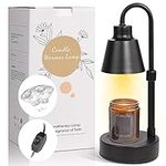 DesignBox Candle Warmer Lamp, 3.93-6.1inch Extendable Electric Wax Melts Burners Aromatherapy Candle Melter Heater for Home Bedroom Study Bathroom, Black