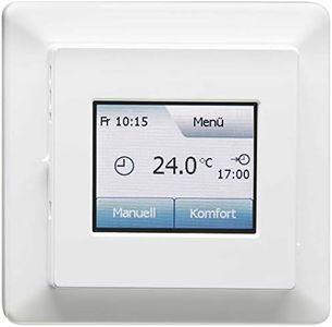 Stiebel Eltron RTF-TC Electronic Floor Temperature Controller Flush-Mounted Touch Screen White (236724)