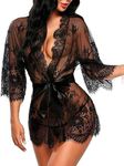 Avidlove lingerie robe Women's Lace