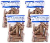 BAZIC Products Coin Wrappers Rolls - Penny, Made in USA, Durable Preformed Wrappers Roll Paper Coins Tubes (36/Pack), 4-Packs