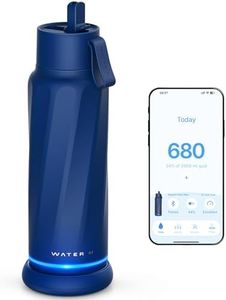 WaterH Vita Smart Water Bottle with Reminder to Drink Water, BPA-Free Vacuum Insulated Water Bottles with Straw, Bluetooth Intake Water Tracking Bottle, Ideal for Gift (18 oz)