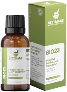 Bestmade Natural Products Toothache & Nerve Support in Jaw BIO23 - Relief for Tooth Sensitivity and Oral Discomfort, 350 Pellets