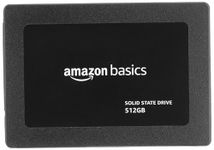 amazon basics 512 GB 2.5-inch SATA III Internal SSD | High Transfer Speeds | 3D NAND Flash Technology | Made in India | 5-Years Warranty (Solid State Drive)