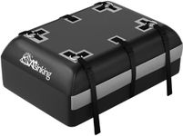 Asinking Car Rooftop Cargo Carrier Bag - 100% Waterproof Heavy Duty Car Roof Luggage Carrier 21 Cubic Feet, Fits All Vehicles with/Without Roof Rack - Easy Install & Triply Reinforced for Secure Use