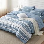 Bedsure Twin Comforter Set with Sheets - 5 Pieces Twin Bedding Sets, Twin Bed in a Bag