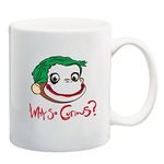 Why So Curious George? Funny Dark Knight 11 oz Mug by BeeGeeTees