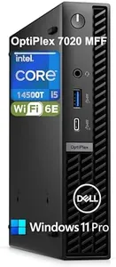 Dell OptiPlex 7020 MFF 7000 Series Mini PC Business Desktop Computer, 14th Gen Intel 14-Core i5-14500T (Beat i7-13700T), 16GB DDR5 RAM, 512GB PCIe SSD, WiFi 6E, Bluetooth, RJ-45, HDMI, Windows 11 Pro