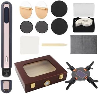 AILOOCEDI Card Flattening Kit, Trading Card Care Tool Accessory Set with Crease Reducer Thermal Pen, Acrylic Plates, Clamps, Vices, Mats for Flatten Lifted Edges, Fix Bent Cards