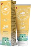 Green Beaver SPF 40 Sport Sunscreen for Kids, 100% Natural Lotion, Reef Safe, Mineral made with Organic Ingredients, Broad-Spectrum UVA and UVB Sun Protection, Water and Sweat resistant, Benzene-free, Hypoallergenic and Hydrating for the Skin, 90ml