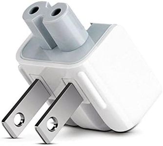 BEYEE Travel Charger Converter US Duck Head Plug, Conector de Repuesto para iPod, iPhone, tabletas iPad, Adaptador de alimentación de CA Macbook (1xUS Plug)
