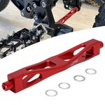 JFG RACING Motorcycle Foot Peg Bracket,CNC Aluminum Foot Peg Holder Reinforced Lever Rest Bracket Support for Sur-Ron X/S LBX X160/X260-Red