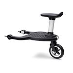 Bugaboo 2017 Comfort Wheeled Board - Stroller Ride On Board with Detachable Seat, Holds Children Up to 44lbs