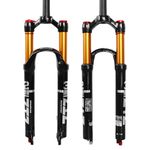 ZTZ 26/27.5/29 inch MTB Air Suspension Fork,120mm Travel, 1 1/8 Straight Tube, QR 9mm*100mm, Manual/Remote Lockout, Ultralight Front Fork for XC/AM Mountain Bike (Manual Lock, 29")