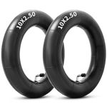 Heavy Duty 10x2.50 Thicker 40% Butyl Inner Tube with CR202 90° Bent Valve Stem, 10 Inch Smart Self Balancing Electric Scooter Tire Tube Fit for 36v 48v 400w 500w 800w Hub Motor (Pack of 2)