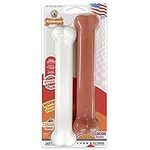 Nylabone Classic Twin Pack Power Chew Flavored Durable Dog Chew Toy, Bacon|Chicken, 2 Count, Giant