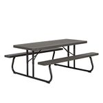 LIFETIME 60112 6 ft (1.83 m) Picnic Table (brown)