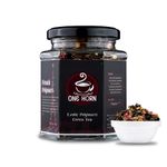 One Horn French Potpourri Green Tea - 50g Artisan Blend - Exotic Quality and Fragrant Flavor for a Refreshing Morning Brew - Effortless Brewing for a Stress-Free Experience