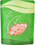 Soeos Himalayan Pink Salt, Coarse Grain, 16 oz (1 Pound), Pink Himalayan Sea Salt, Non-GMO, Kosher Salt, Sea Salt for Grinder Refill