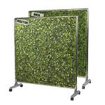 TANG Mobile Hedge Room Divider, Boxwood Backdrops Partition Privacy Screens with Smooth Wheels, Portable Wall Divider for Office, Restaurant, Room, 40"x40"