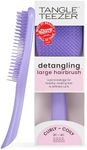 Tangle Teezer Ultimate Detangler Curly Hair Brush, Large, Purple Passion