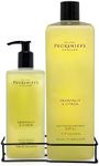 Pecksniff's Classic Moisturizing Hand Wash 500ml Set with 1L Refill (Grapefruit & Citron)