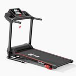 Fitkit SX11 2.5HP Peak, Max Weight: 100 Kg, Manual Incline Motorized Treadmill for Home Gym Fitness & 1 Year Warranty, Black