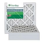 Filterbuy 10x10x1 Air Filter MERV 13 Optimal Defense (6-Pack), Pleated HVAC AC Furnace Air Filters Replacement (Actual Size: 9.50 x 9.50 x 0.75 Inches)