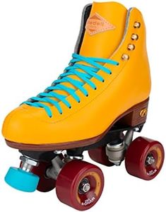 Riedell Crew Roller Skate - Outdoor Quad Roller Skate | Turmeric | Size 8