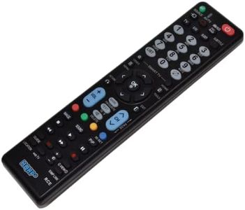 HQRP Télécommande Universelle Compatible avec LG 32LF5610, 42LF5610, 50LF5610, 55LF5610, 43LF5400, 49LF5400 TV LED Full HD