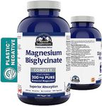 Proudly Canadian Magnesium Biglycinate 200mg 390 Capsules - Advanced Muscle Support Formula - Premium Bisglycinate Blend for Men and Women's Vitality, Bone Strength, and Cardiovascular Wellness
