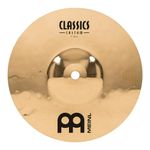 Meinl Cymbals Classics Custom Brilliant Splash Cymbal 8 inch (Video) for Drum Set (20,32cm) B12 Bronze, Brilliant Finish, Made in Germany (CC8S-B)