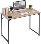 PayLessHere Computer Desk 39 in Length Study Writing Table, Adjustable feet, Modern Furniture for Home Office, Nature