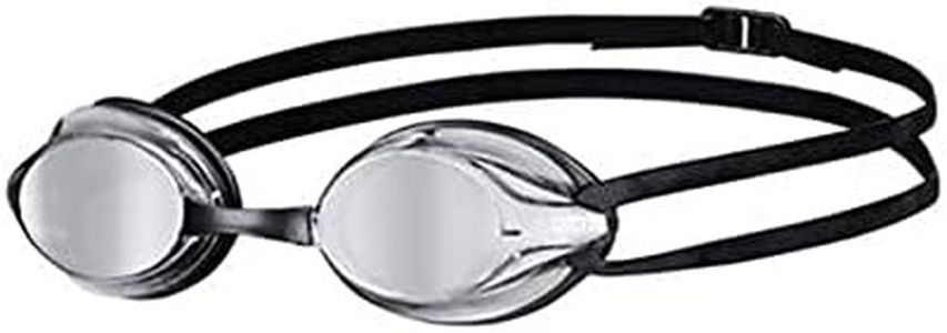 ARENA Versus Mirror Anti-Fog Swim Goggles for Men and Women, Silver/Black