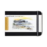 Darice Global Art Materials 721221 3-1/2-Inch by 5-1/2-Inch Drawing Book, Pocket Landscape in Ivory Black