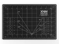 XNM Creations Premium Self Healing Cutting Mat - 8 Inches by 11 inches - A4-3 Layer Quality PVC Construction - Dual Sided, Imperial and Metric Grid Lines - Perfect for Cutting, Sewing, and Crafts