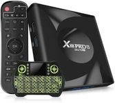 EASYTONE Android TV Box 2024, 4GB RAM 32GB ROM, Android 13.0 OS, RK3528 Quad-Core, 8K Ultra HD, WiFi 6, 2.4G/5G Dual-Band, Bluetooth 5.0, USB 3.0, HDR10+, Mini Wireless Keyboard Included