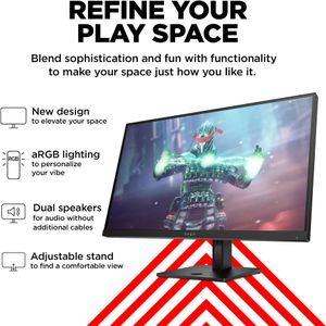HP OMEN 27" UHD Gaming Monitor – 4K Display, 27-Inch