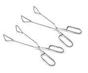 Food Tongs, Hiash Heavy Duty Stainless Steel Kitchen Tongs for BBQ, Barbecue, Cooking, Scissors Tongs 11 Inchï¼Ë†Set of 2ï¼â€°