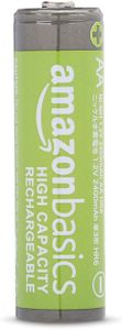Amazon Basics AA Rechargeable Batteries, 12-Pack