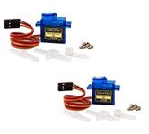 Bydroid 360 Degree Rotation continuous SG 90 Micro/Mini Servo Motor for RC Planes, Cars and Robots - Pack of 2